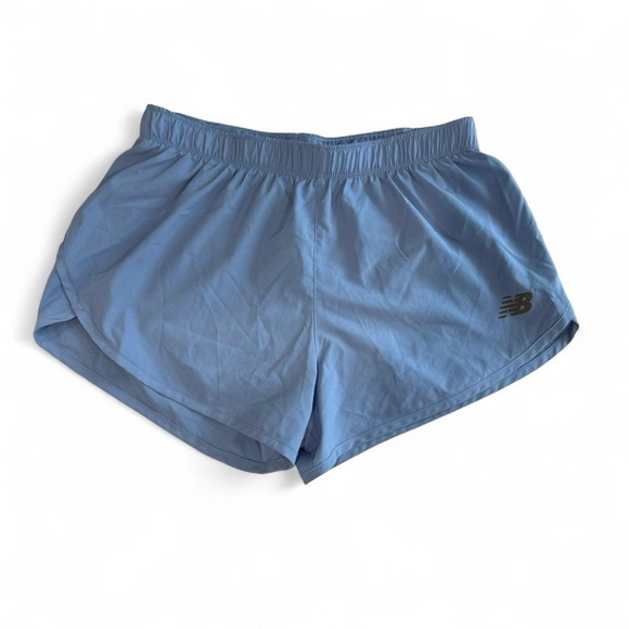 CLEAROUT SALE: Small New Balance Blue/Lilac Running Shorts - Picture 2 of 4